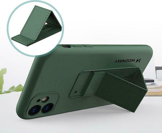 Wozinsky Kickstand Back Cover Σιλικόνης Ροζ (Galaxy A72)