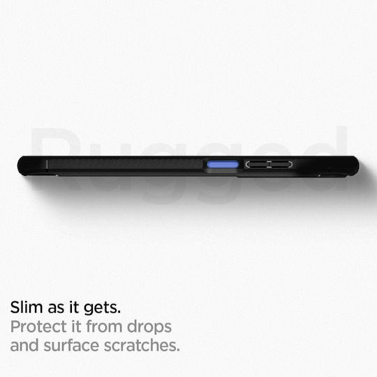 Spigen Rugged Armor Back Cover Silicon 1.3mm Negru (Poco X2)