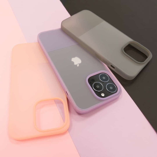 Kingxbar Plain Back Cover Σιλικόνης Γκρι (iPhone 13 Pro)