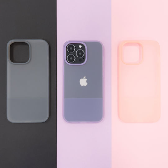 Kingxbar Plain Back Cover Σιλικόνης Γκρι (iPhone 13 Pro)