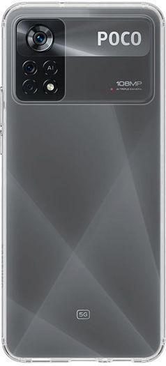 Vivid Back Cover Silicon Set cu Geam Transparent (Poco X4 Pro 5G)