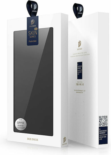 Dux Ducis Skin Pro Портмоне Кожа Черен (Realme C21Y, C25Y)