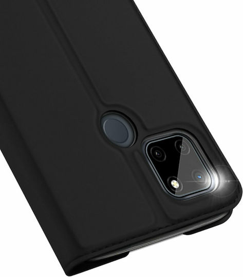 Dux Ducis Skin Pro Портмоне Кожа Черен (Realme C21Y, C25Y)