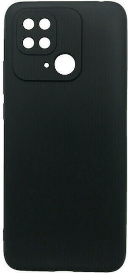Senso Soft Touch Back Cover Silicone Black (Redmi 10C)