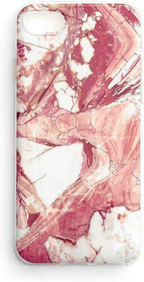 Wozinsky Marble Silicone Back Cover Pink (iPhone 11)