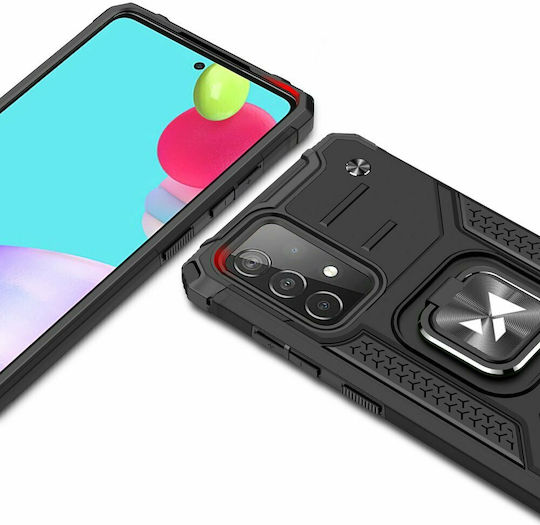 Wozinsky Ring Armor Back Cover Πλαστικό Μπλε (Galaxy A52 / A52s)