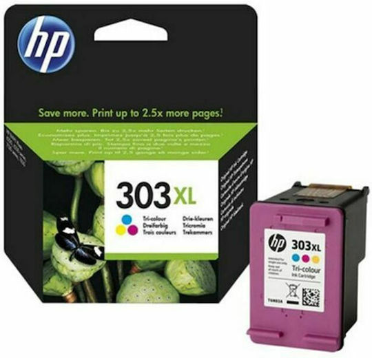 HP 303XL Γνήσιο Μελάνι Εκτυπωτή InkJet Πολλαπλό (Color) (T6N03AE)