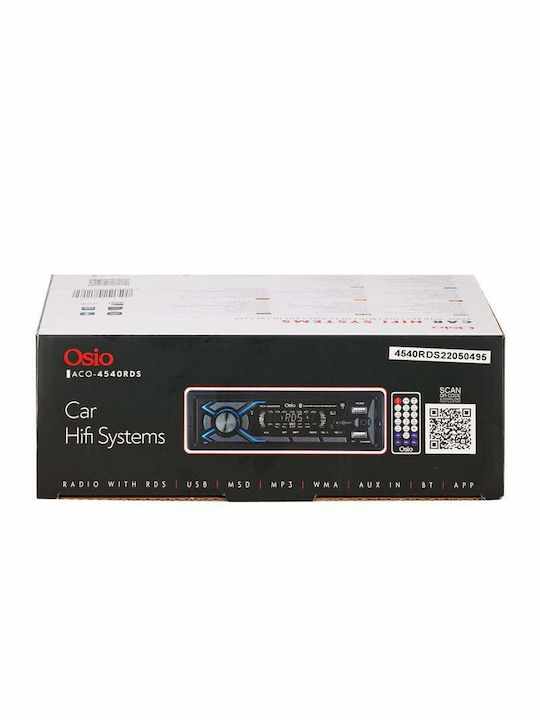Osio Auto-Audiosystem 1DIN (Bluetooth/USB)