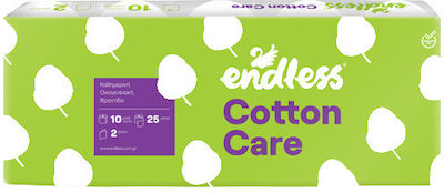 Endless Χαρτί Υγείας Cotton Care 10 Ρολά 2 Φύλλων 80gr