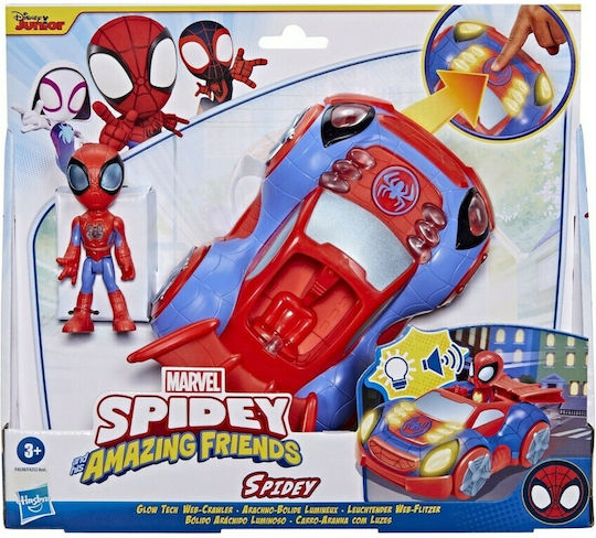 Фигура за Действие Spidey - Glow Tech Web Crawler Spider-Man със звуци за 3+ години Години