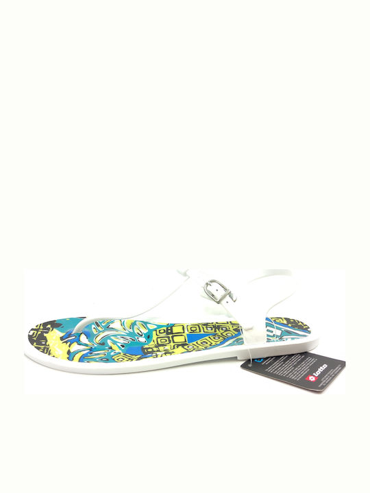 Women's Flip Flops in Sandal Style in White Color
