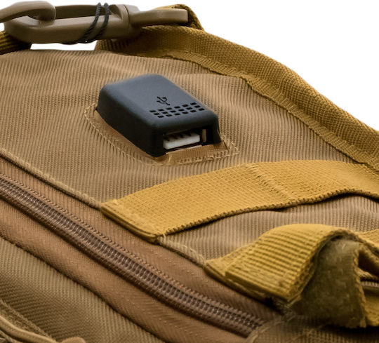 Mcan Militärische Tasche Umhängetaschen aus Polyester Khaki