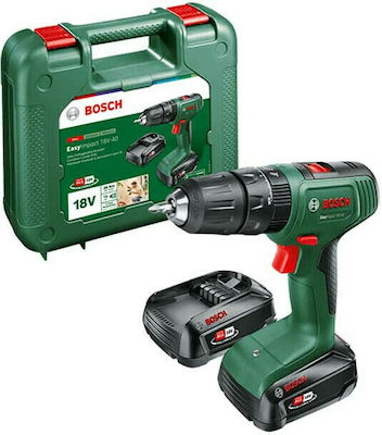 Bosch Easyimpact Κρουστικό Δραπανοκατσάβιδο Μπαταρίας 18V 2x2Ah