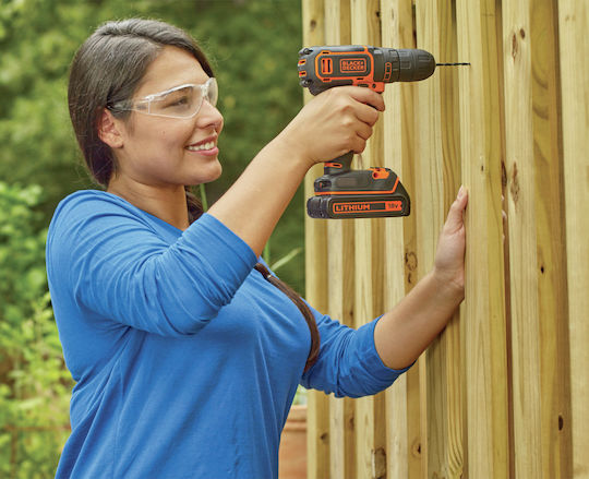 Black & Decker BDCDC18-QW Battery Drill Driver 18V 1x1.5Ah
