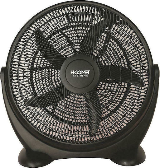 Hoomei Bodenventilator 90W Lüfterdurchmesser 45cm Schwarzer