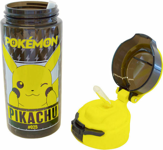 Nintendo Pokemon Pikachu Kids Water Bottle Plastic Yellow 500ml