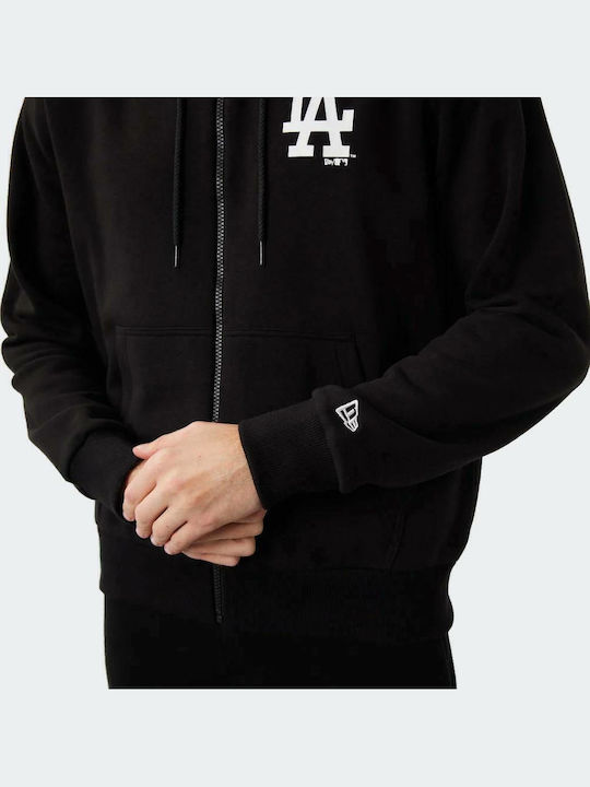 Los Angeles Dodgers League Essential Ζακέτα με Κουκούλα Μαύρη