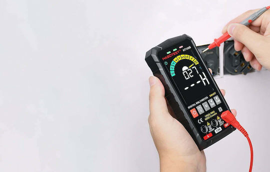 Habotest Digital Multimeter True RMS with AC / DC / Resistance / Capacitance / Temperature Measurement HT126B