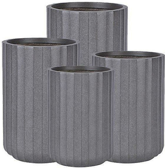 Art et Lumiere Plant Pot Ceramic Gray