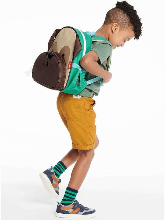 Skip Hop Zoo Pug School Bag Backpack Kindergarten Multicolour with Water Bottle Holder