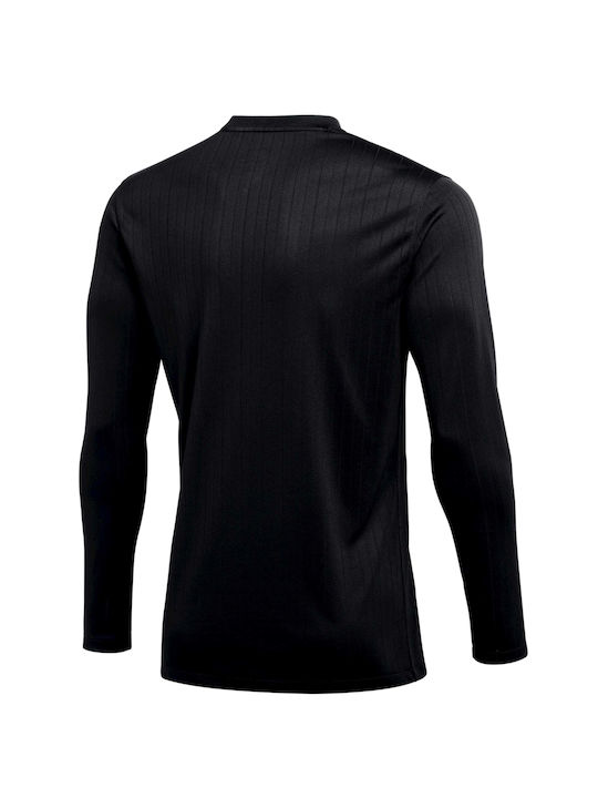 Nike Men's Athletic Long Sleeve Blouse Dri-Fit Black