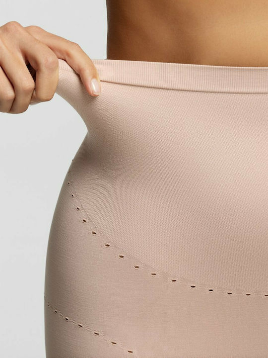 Pompea Boxer Σύσφιξης Χωρίς Ραφές Μπεζ