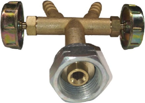 Gas Grill Y-Type Connector with 2 Vanakia