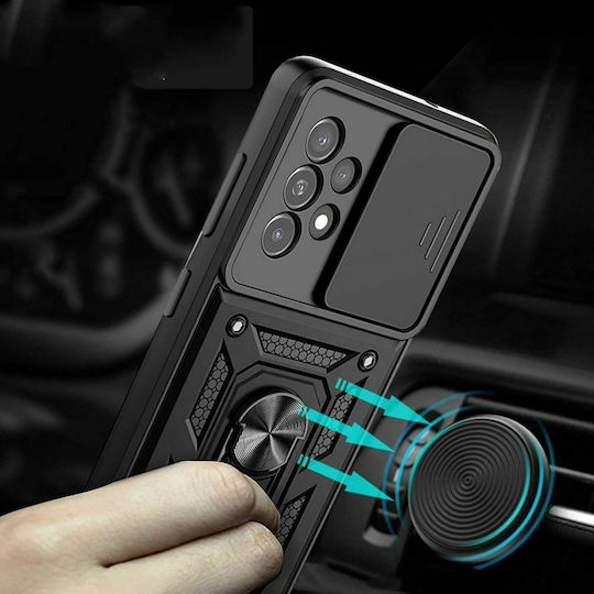 Tech-Protect Camshield Pro Задна Корица Пластмасова Черна Galaxy M53 5G