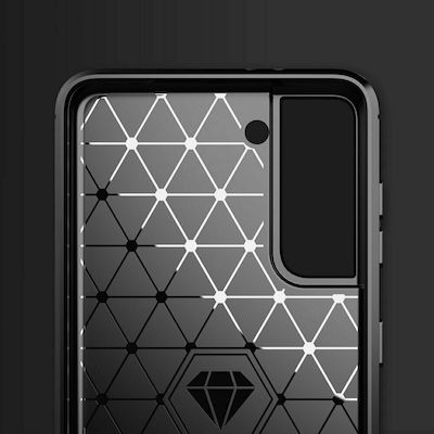 Hurtel Carbon Back Cover Σιλικόνης Μπλε (Galaxy S21 5G)