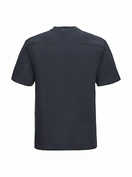 Russell Athletic Arbeit T-Shirt Marineblau