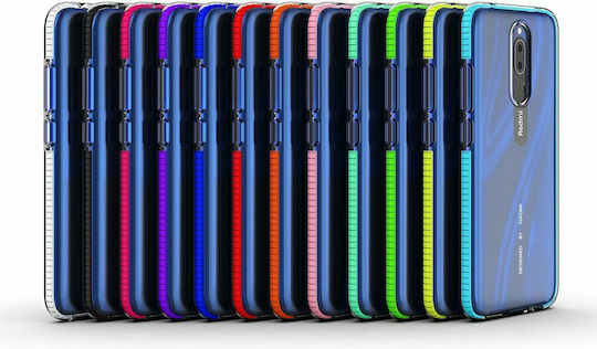 Hurtel Spring Back Cover Σιλικόνης 1mm Γαλάζιο (Redmi 8)