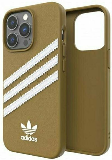 adidas Moulded Umschlag Rückseite Kunststoff Beige / Gold (iPhone 13 Pro)