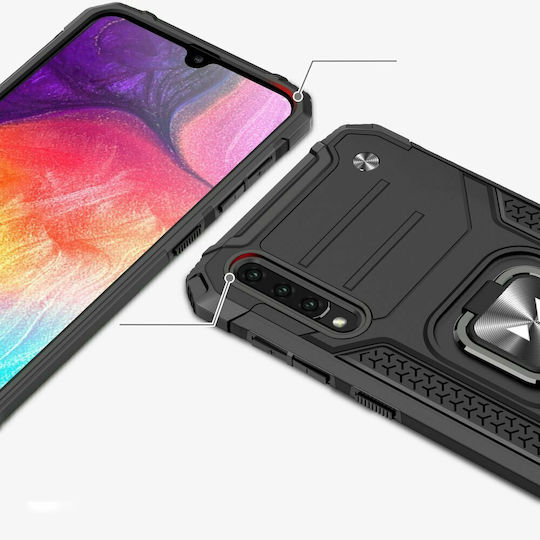 Wozinsky Ring Armor Back Cover Πλαστικό Ροζ (Galaxy A51)