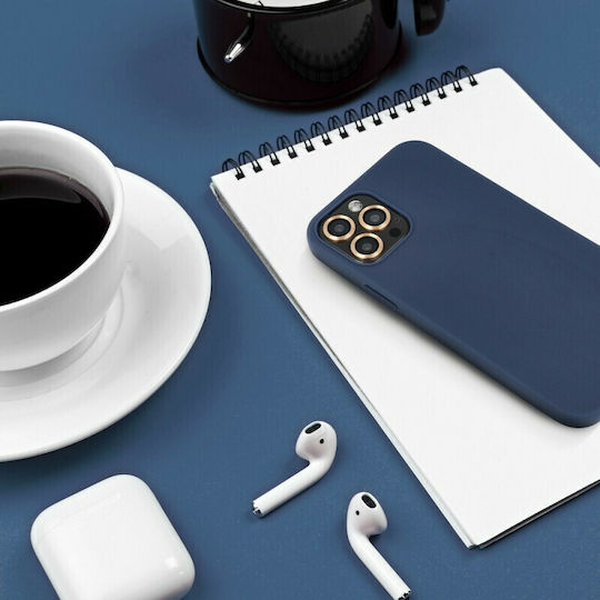 Forcell Soft Umschlag Rückseite Silikon Dark Blue (Redmi Note 11 Pro)