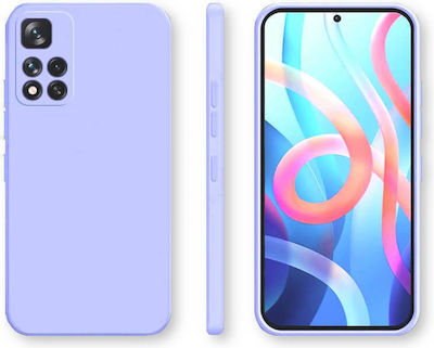 Bodycell Square Liquid Silicone Back Cover Light Blue (Poco M4 Pro 5G / Redmi Note 11s 5G)