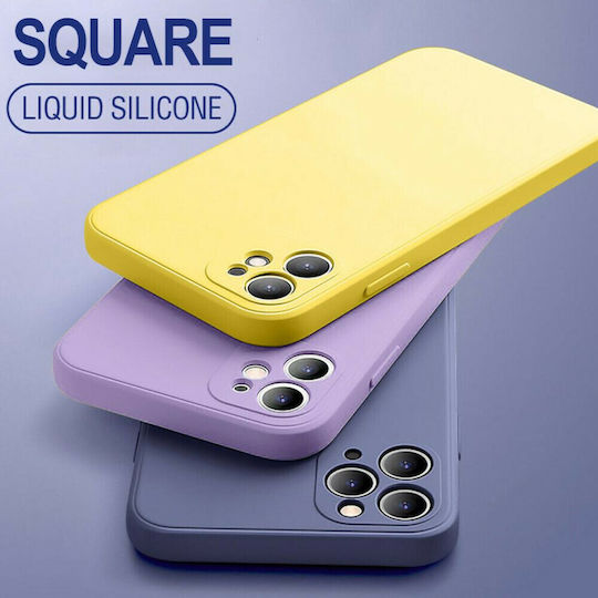 Bodycell Square Liquid Back Cover Silicone Light Green (Xiaomi Mi 11 Lite / 11 Lite 5G / 11 Lite 5G NE) 04-00939