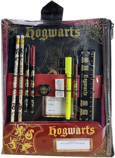 Blue Sky Studios Harry Potter Bumper Stationery Wallet Παιδικό Σετ Γραφικής Ύλης με Μολύβι, Ξύστρα, Γόμα, Σημειωματάριο, Στυλό, Μηχανικό Μολύβι, Χάρακα και Κασετίνα