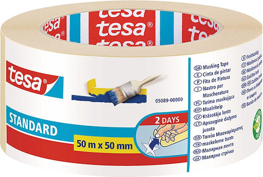 Tesa Paper Tape 50mm x 50m Standard 4 Days 05089