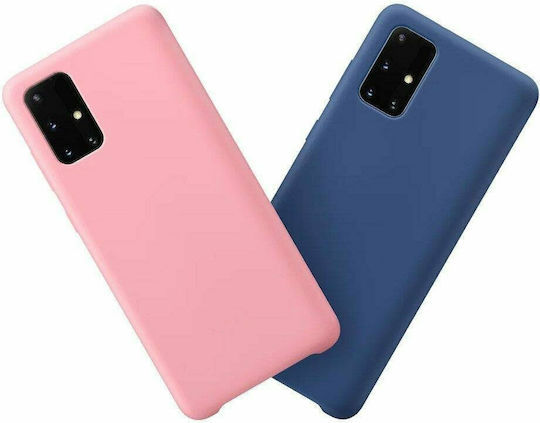 Hurtel Soft Flexible Rubber Back Cover Σιλικόνης Ροζ (Galaxy A03s)