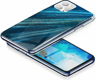 Forcell Marble Cosmo Back Cover Σιλικόνης Μπλε Design 10 (Galaxy A42)