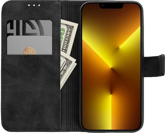 Forcell Tender Book Δερματίνης Μαύρο (Redmi Note 10 Pro)