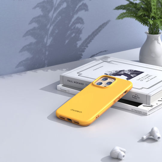 Choetech MFM Anti-drop Back Cover Plastic Portocaliu (iPhone 13 Pro)