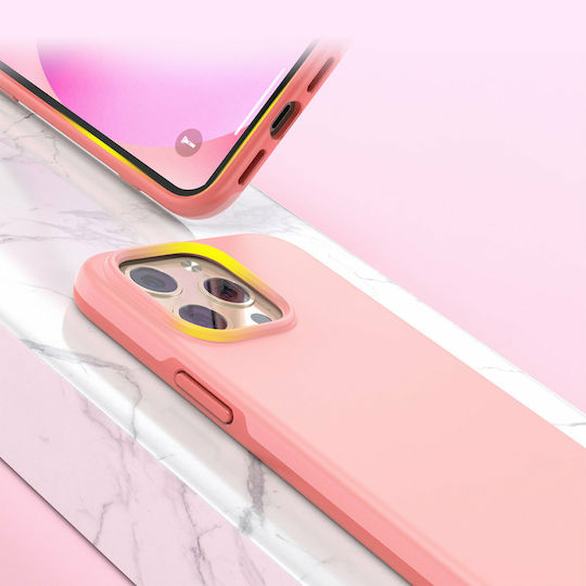 Choetech MFM Anti-drop Umschlag Rückseite Kunststoff / Silikon Rosa (iPhone 13 Pro)