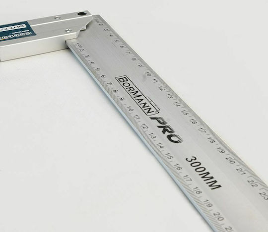 Bormann Pro BHT7762 Carpenters Aluminum Angle Ruler with Spirit Level 30cm
