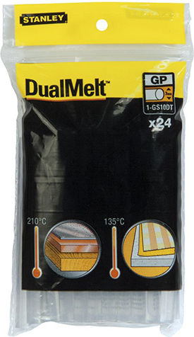 Stanley Ράβδοι Σιλικόνης 1-GS20DT Διάφανο 12mm 24τμχ