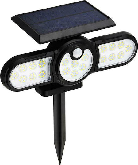 Andowl Wall Mounted Solar Light 2.5W 1000lm Cold White 5000K with Motion Sensor and Photocell IP54