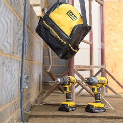 Stanley FMCK465C2 Σετ Κρουστικό Δραπανοκατσάβιδο & Παλμικό Κατσαβίδι 18V με 2 Μπαταρίες 1.3Ah και Θήκη