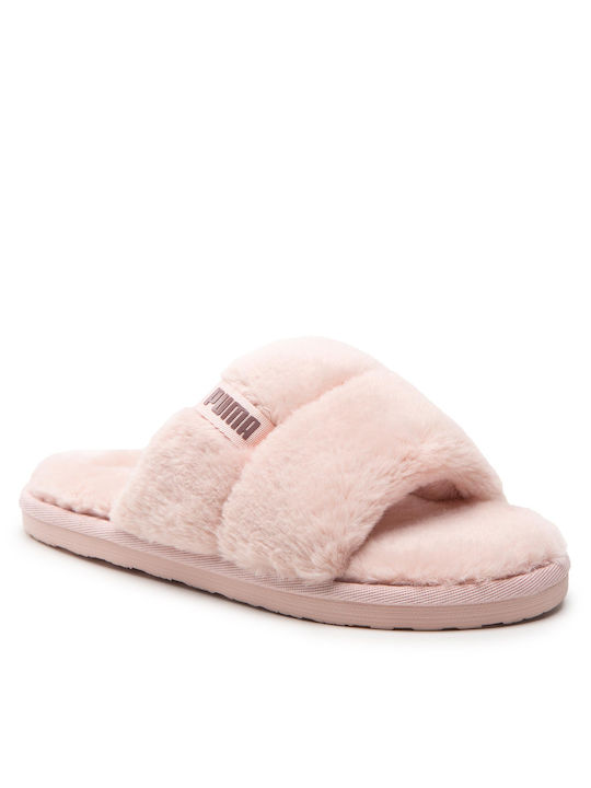 Puma Women's Slipper with Fur In Pink Colour