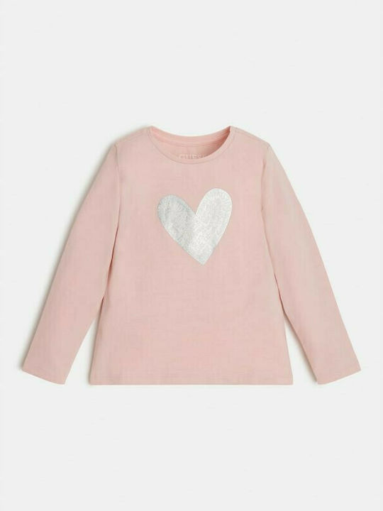 Guess Kids Blouse Long Sleeve Pink