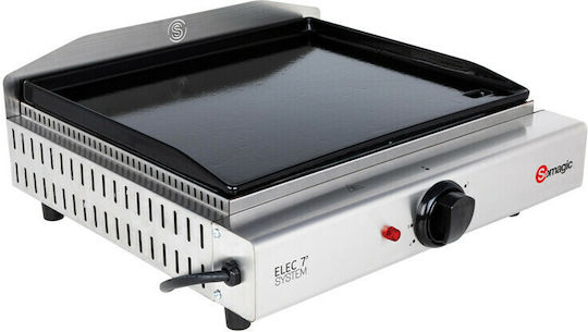 Somagic Electric Flat Top Griddle 49.5x46x19.5cm 2.2kW with Flat Plate Stila